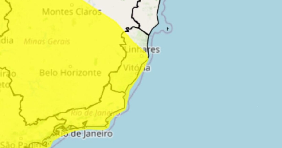 Alerta prevê chuva forte, vento e granizo em 70 cidades do ES