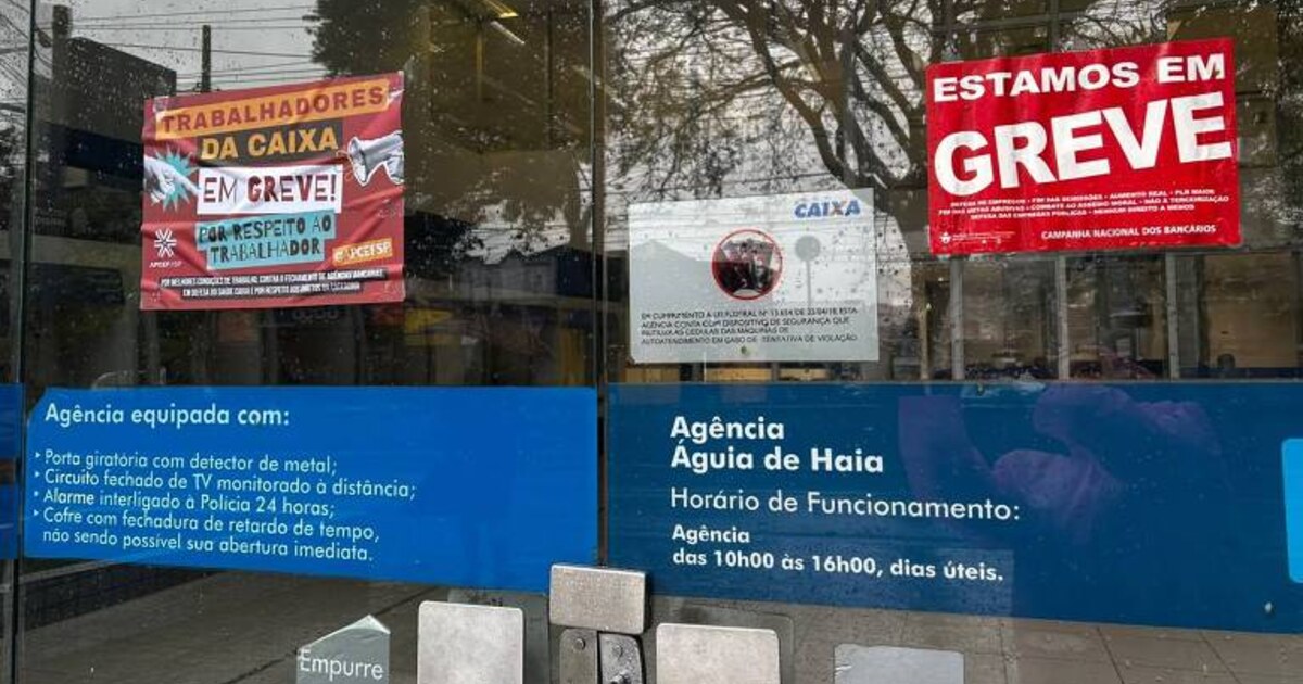 Bancários rejeitam proposta da Caixa e mantêm greve nacional