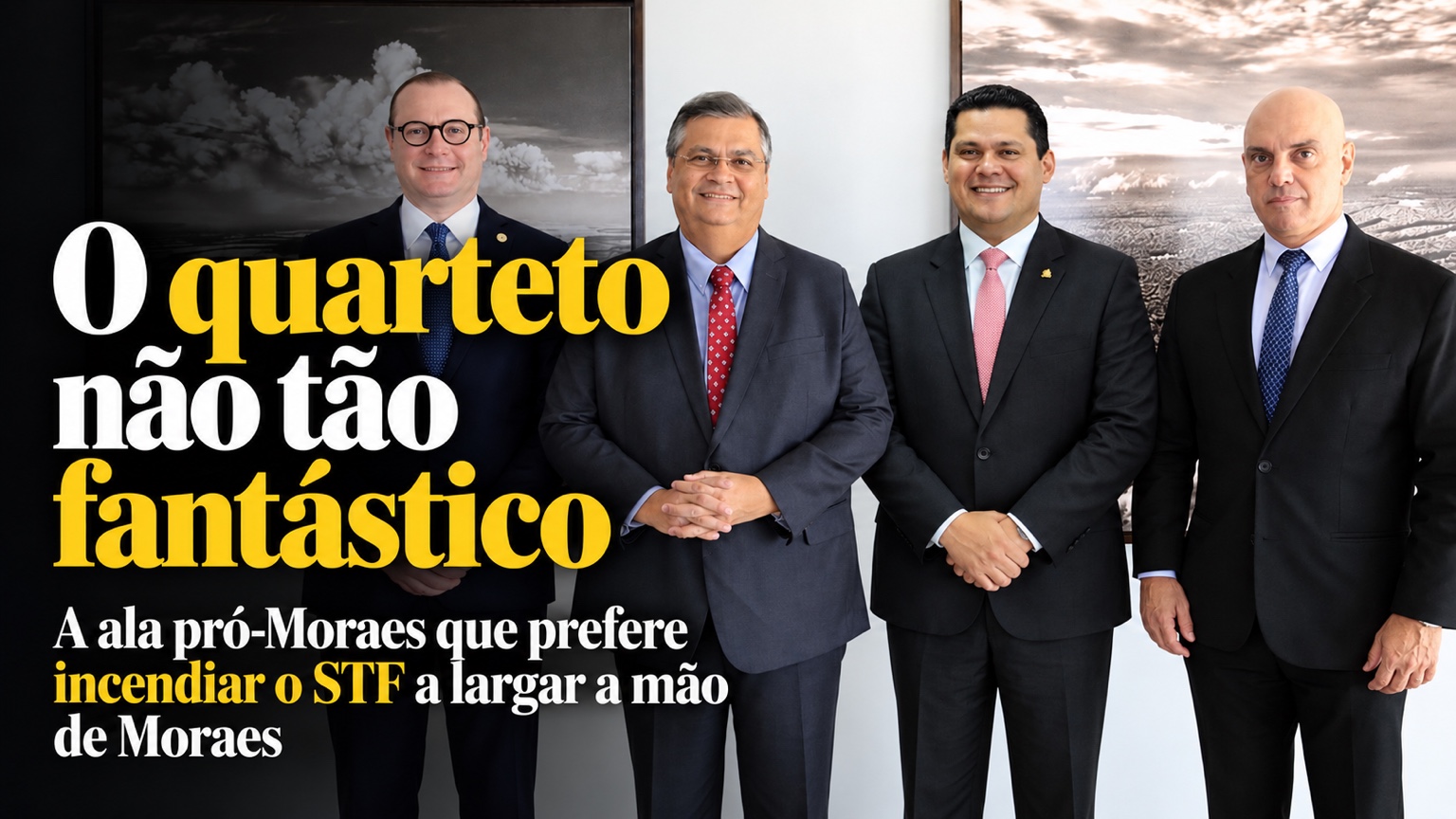O desespero que virou método: a ala pró-Moraes prefere incendiar o STF a deixar o ministro responder pelos R$ 200 milhões