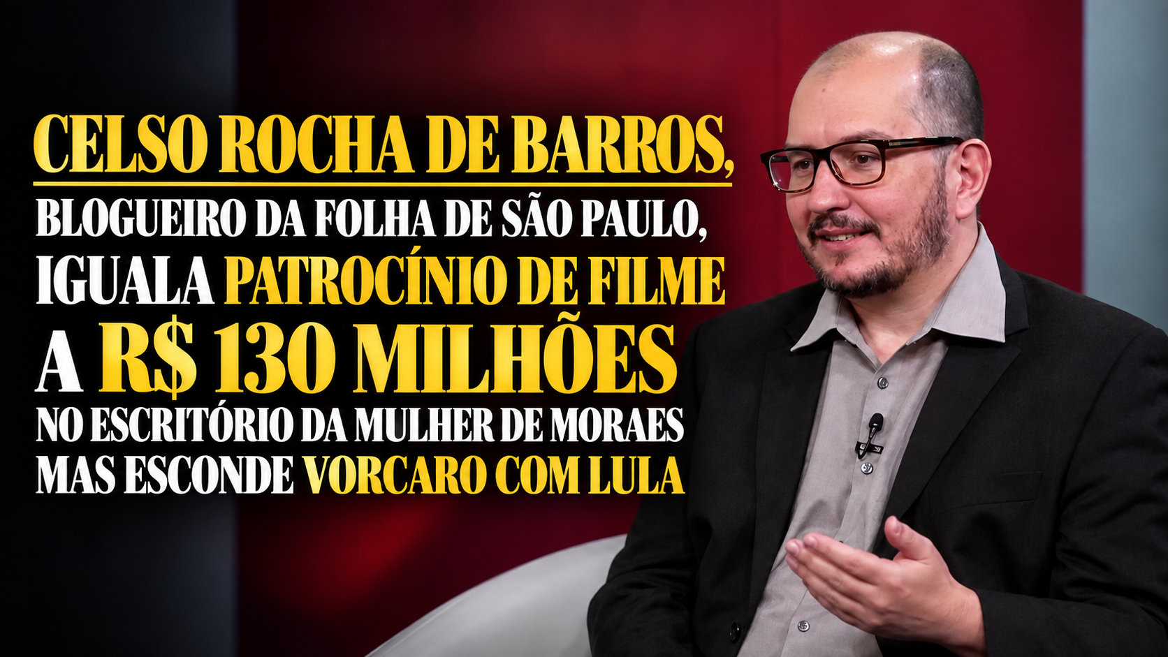 Folha iguala patrocínio de filme a R$ 130 milhões no escritório da mulher de Moraes e esconde Vorcaro com Lula. O objetivo: detonar a candidatura de Flávio