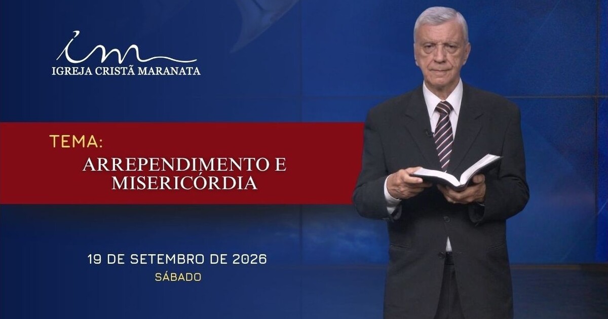 ICM destaca arrependimento e misericórdia em mensagem sobre o Salmo 51