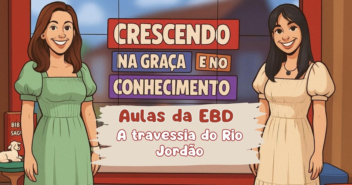 ICM lança aula infantil sobre a travessia do Rio Jordão no Crescendo na Graça