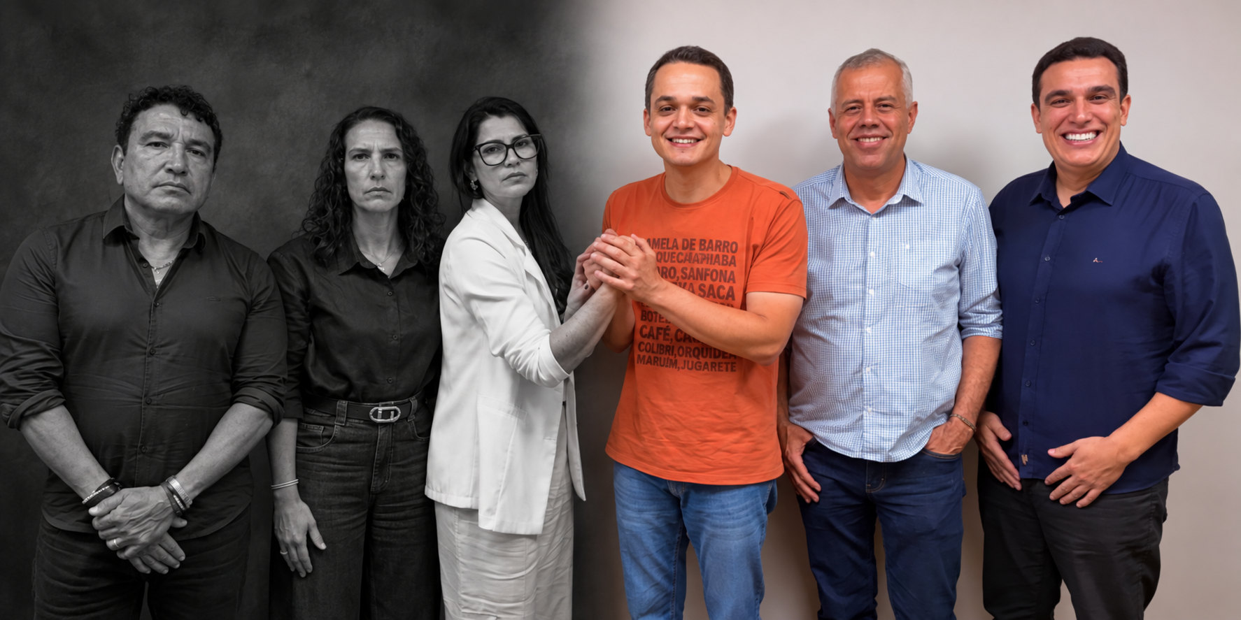 Pazolini omite Magno, Maguinha e a vice Eliane Leal em discurso no palanque de Romualdo