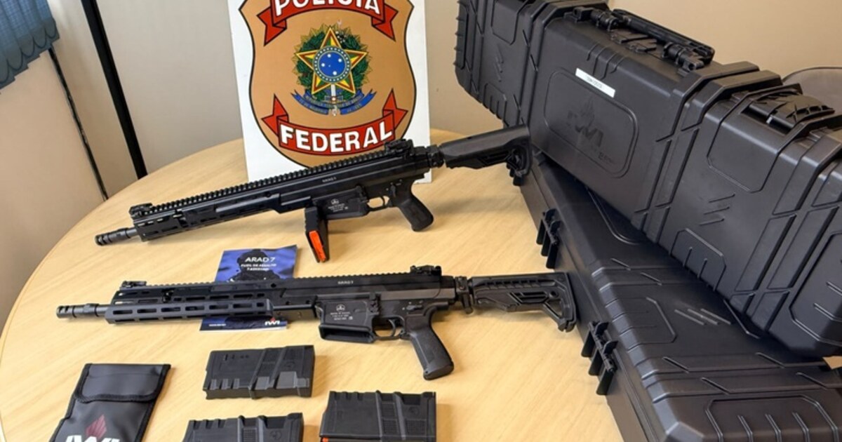 PF apreende dois fuzis 7,62 e apura fraude em registros de armas para CACs