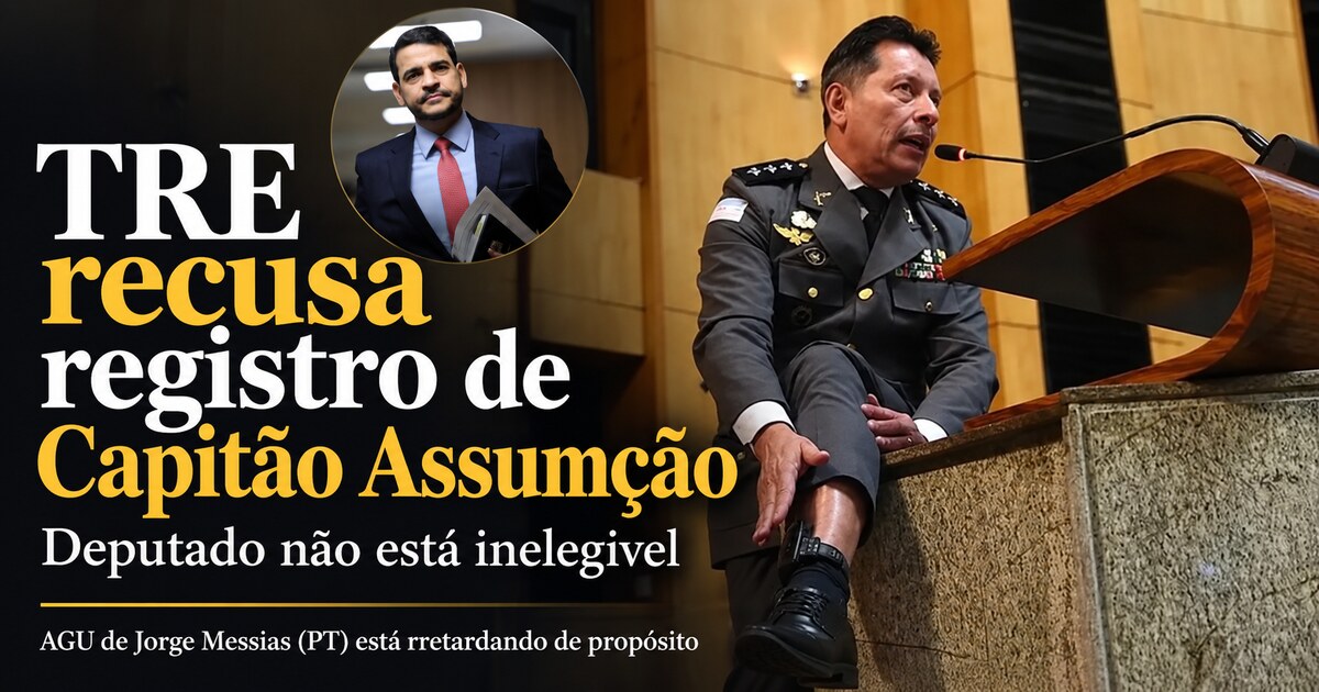TRE recusa registro de Capitão Assumção; deputado não foi declarado inelegível