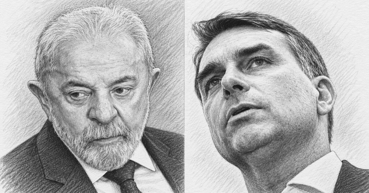 Atlas aponta empate entre Lula e Flávio no segundo turno
