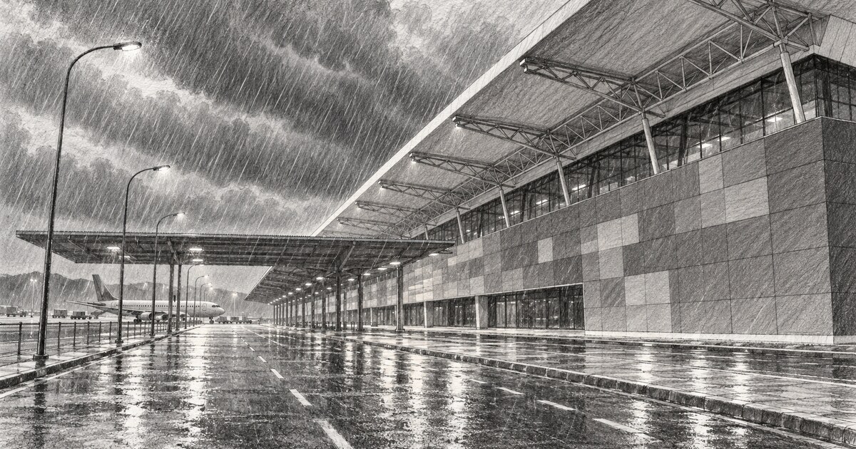 Chuva cancela oito voos no Aeroporto de Vitória