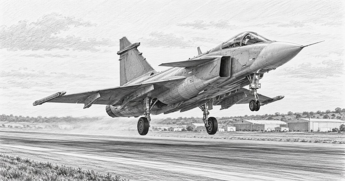 Primeiro Gripen E nacional completa voo inaugural