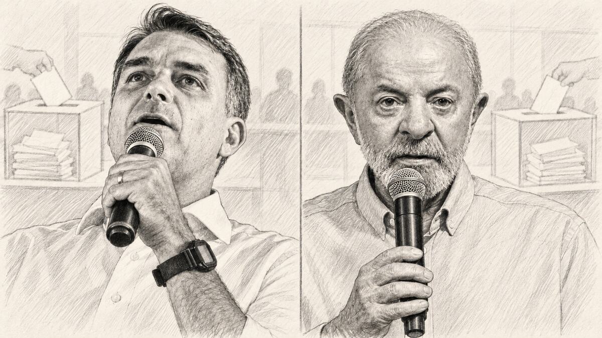 Flávio e Lula empatam em duas cidades no primeiro turno