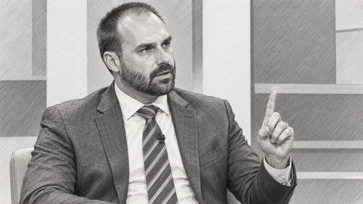 Mandado contra Eduardo Bolsonaro entra em banco nacional
