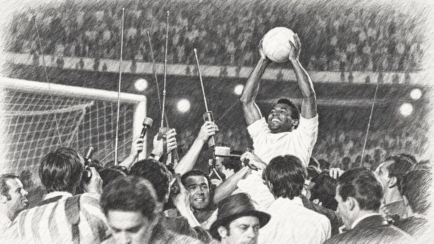 Disco resgata a narração do milésimo gol de Pelé