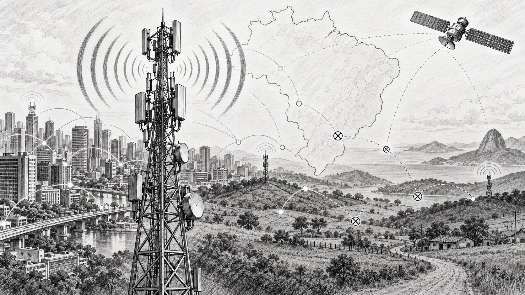 Brasil prepara redes 6G com cobertura 5G incompleta