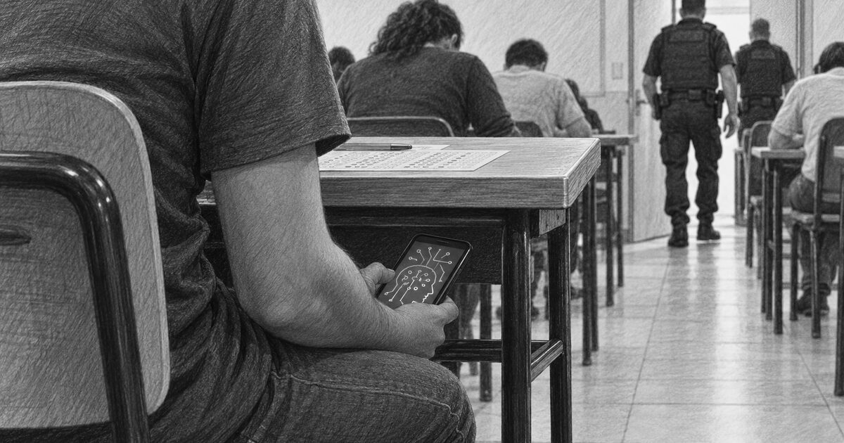 Celular com IA leva à prisão em prova da OAB
