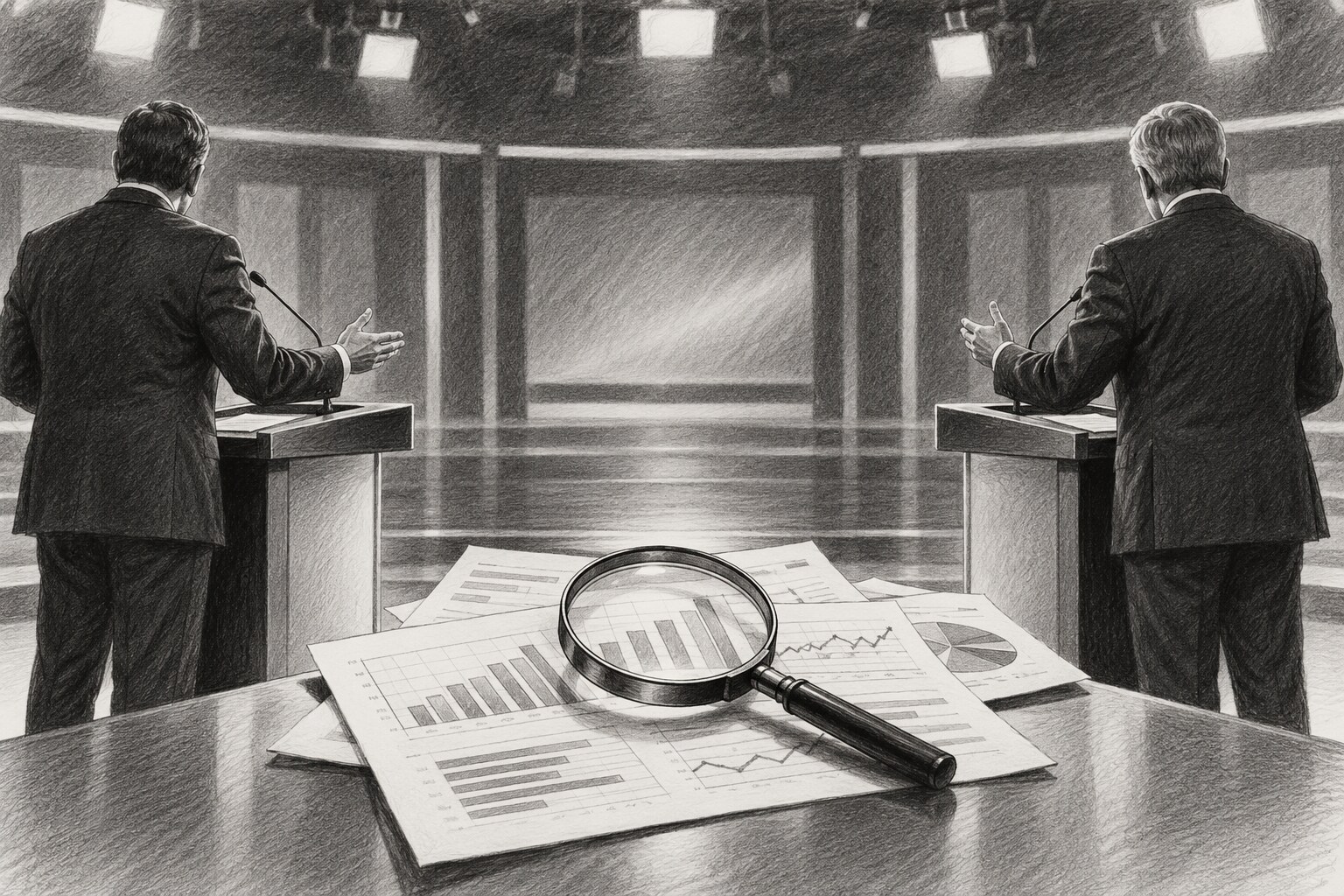 Checagens expõem erros de Lula e Flávio no debate