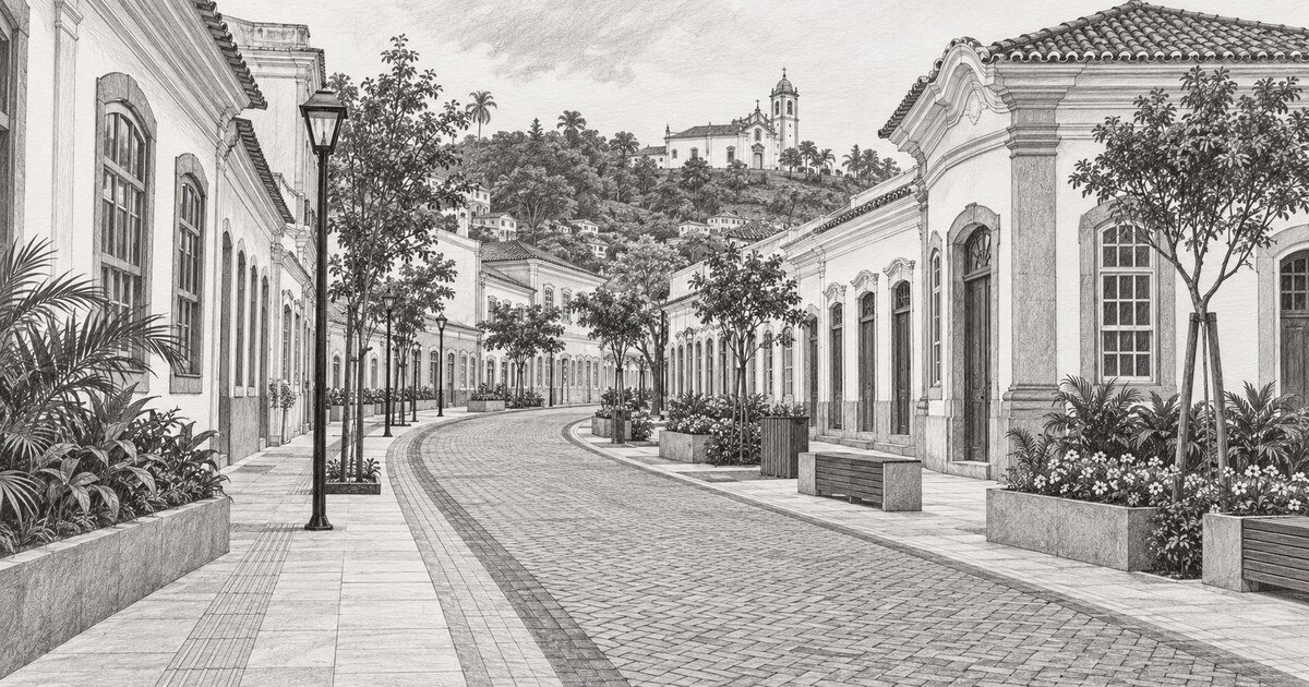 Viana prepara Rua Torta no centro histórico