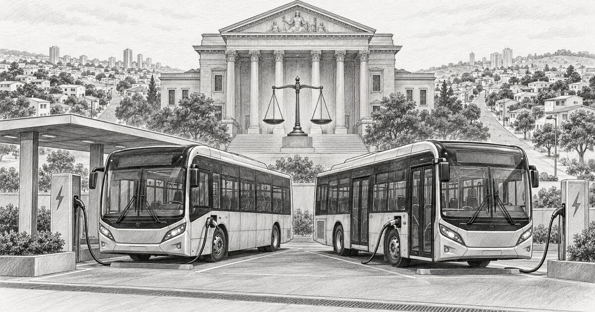 Justiça manda refazer plano de ônibus elétricos