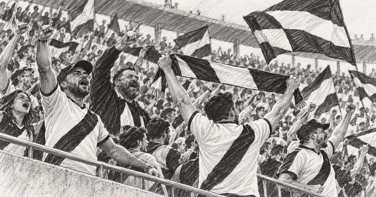 Torcida do Vasco provoca rivais antes da semifinal