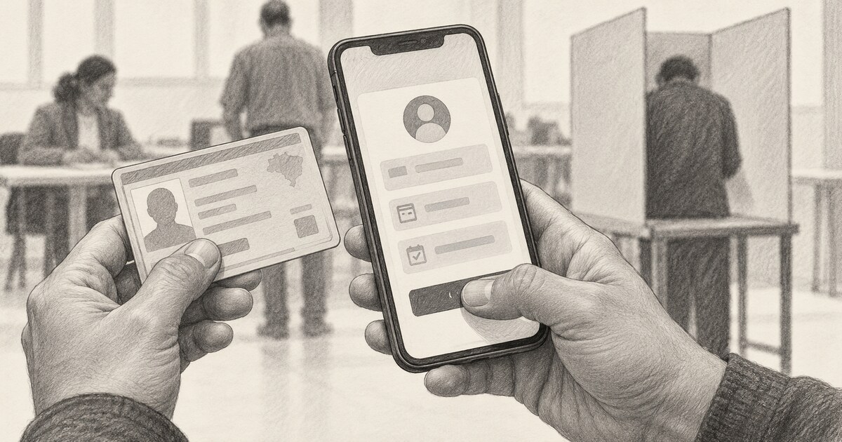 e-Título pode ser baixado no dia da votação