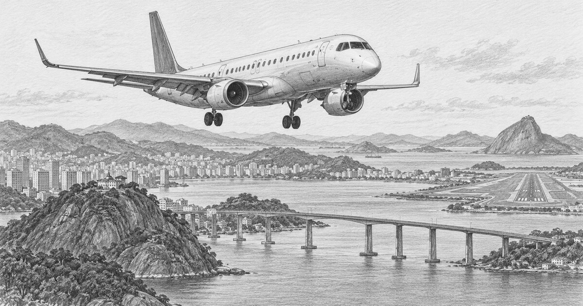 Jato da Embraer estreia na rota Vitória–Guarulhos