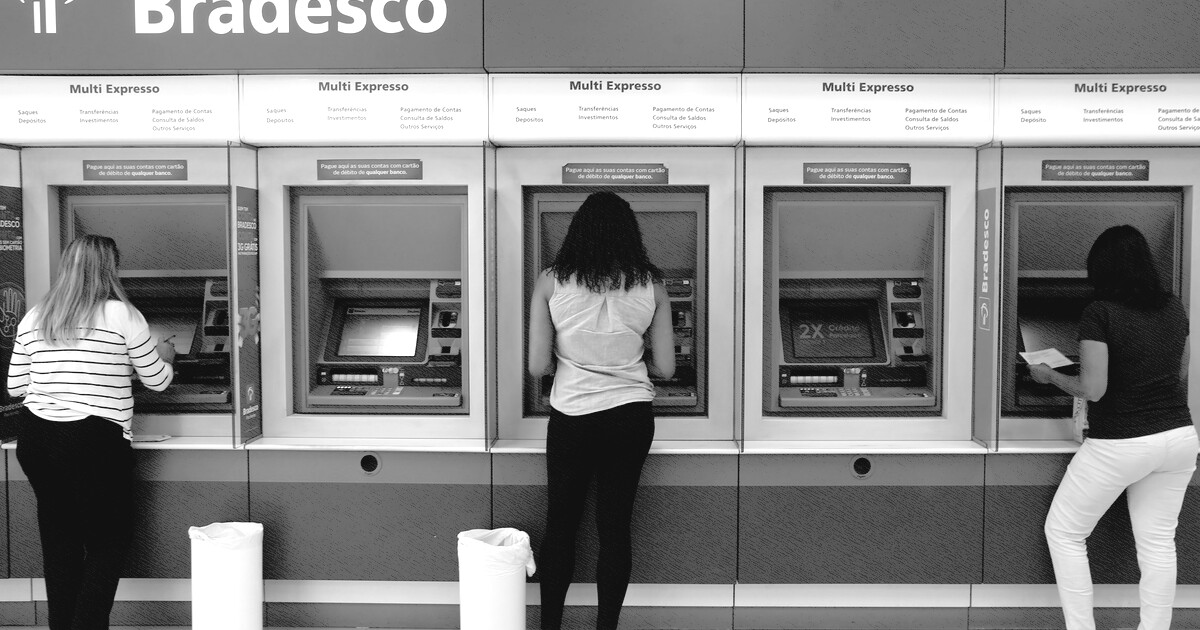 Bradesco tem 11 altas seguidas no lucro, mas inadimplência preocupa e ações caem