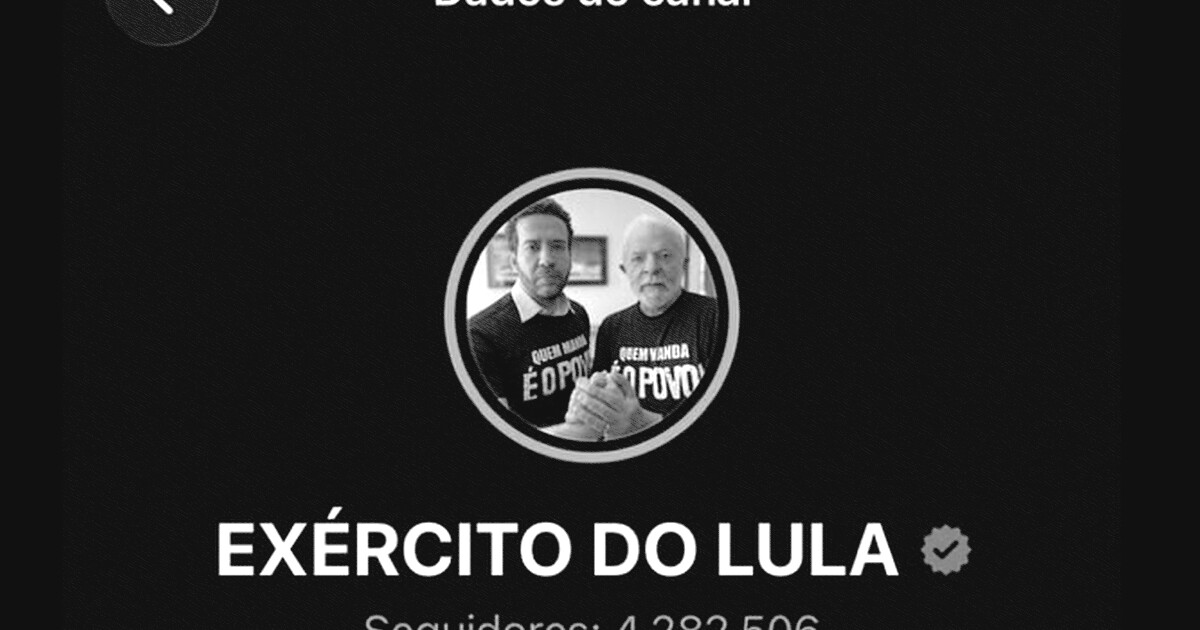 Campanha registra canal Exército do Lula na Justiça Eleitoral