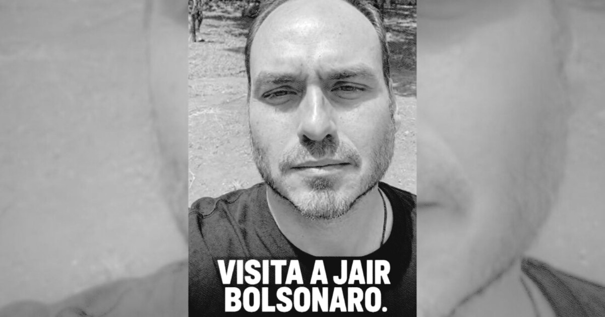 Carlos visita Bolsonaro e reforça apoio a Marinho para presidir Senado