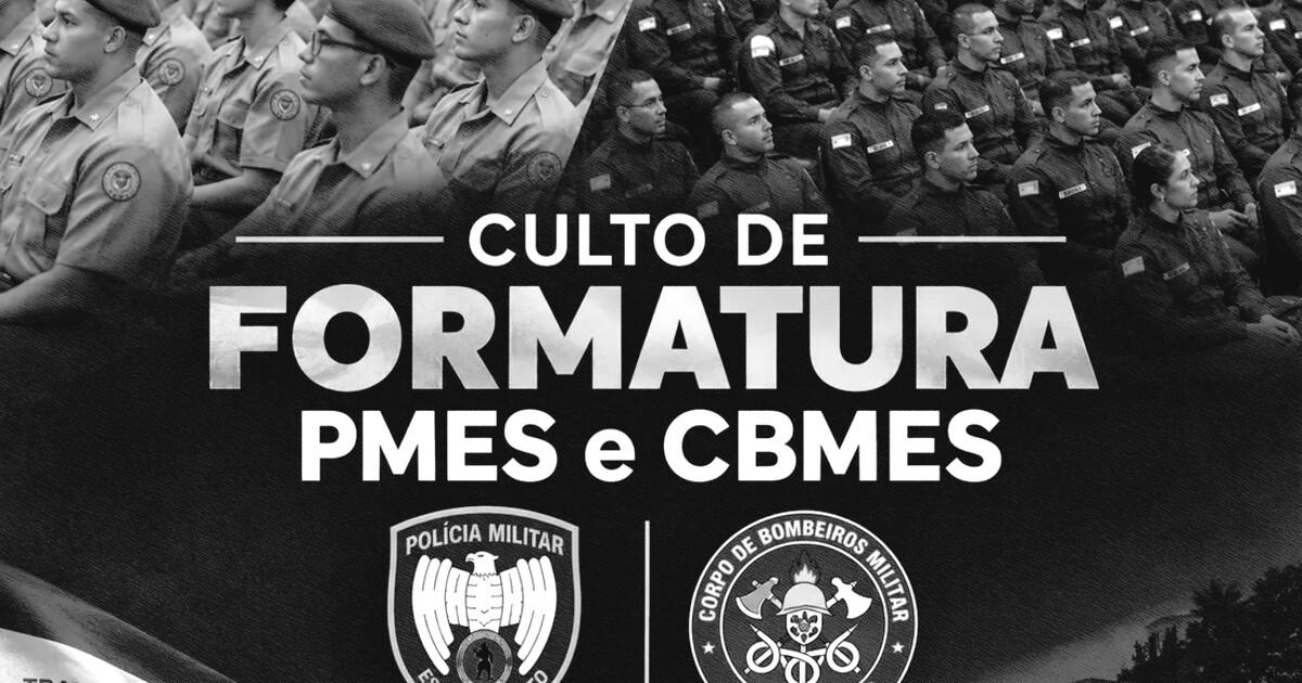 Culto de formatura da PMES e do CBMES nos Maanains - Igreja Cristã Maranata