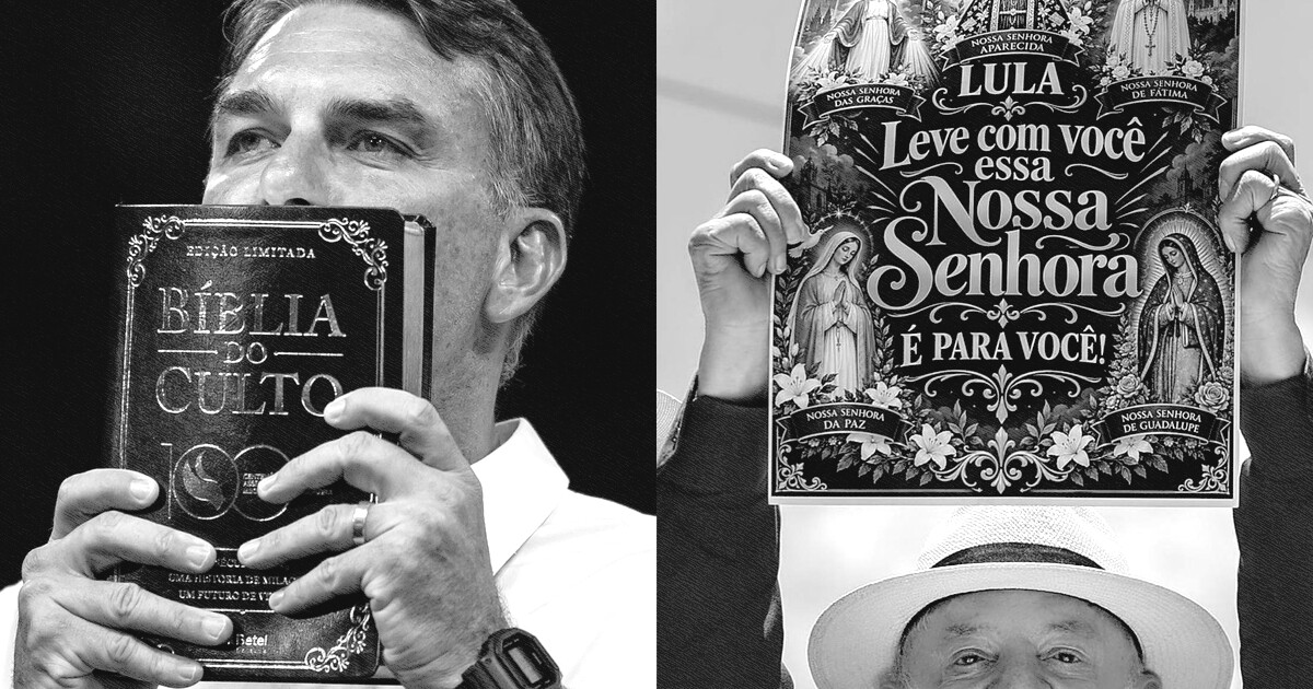 Flávio exalta Bolsonaro e vê culto falar de voto; Lula mira gasolina subsidiada e tesouraço de rival