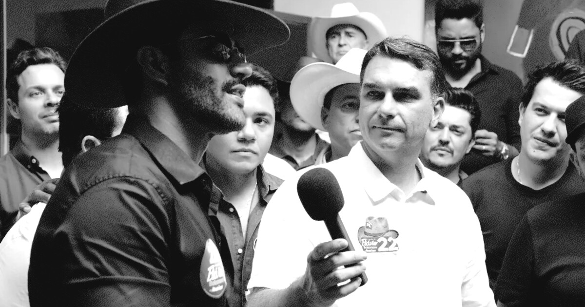 Gusttavo Lima pede a Flávio para manter ações sociais: "Próximo presidente"