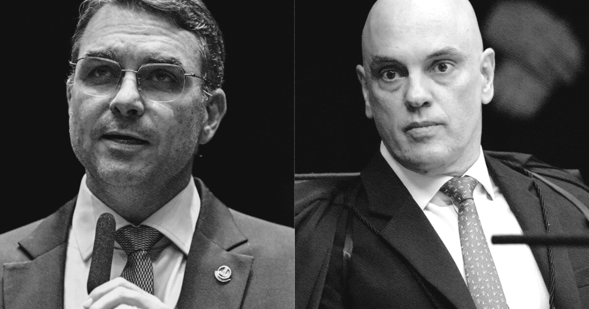Inquérito contra Flávio sob relatoria de Moraes acende alerta em campanha