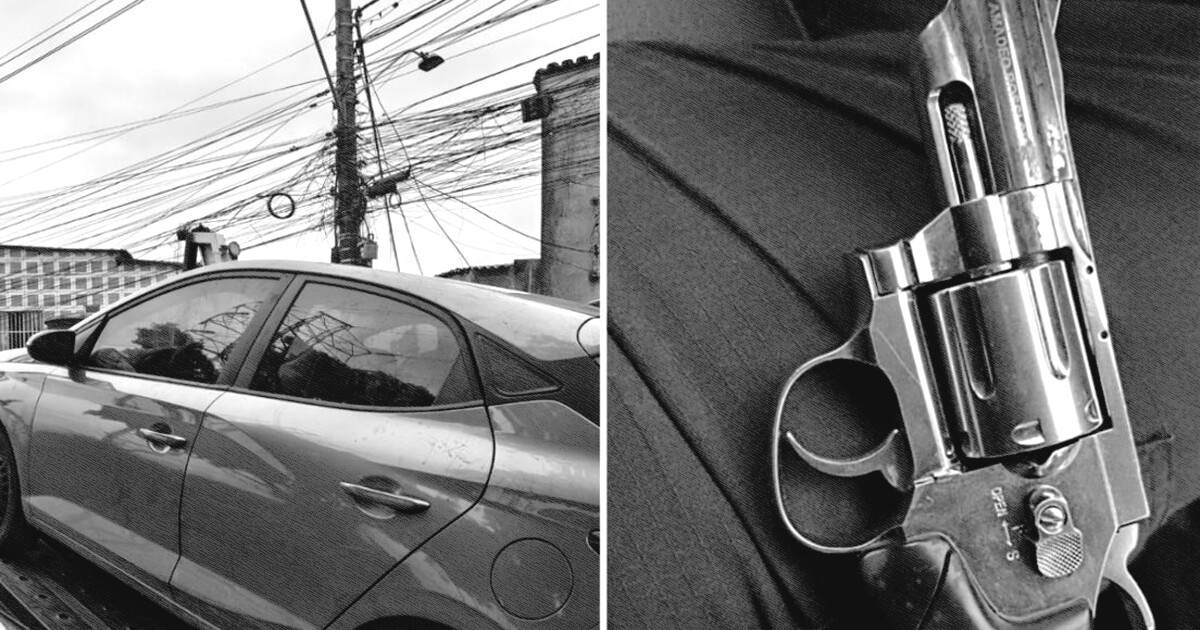Rendido em carro, PM se joga de veículo na Serra para evitar ser identificado