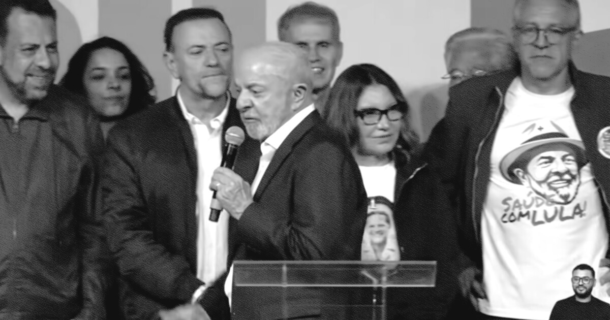 Tivemos lição da democracia do Brasil, diz Lula ao ficar atrás de Flávio