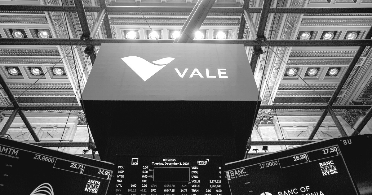 Vale: cobre compensa custos em ferro e níquel no 3T26 - mercado vê questão para 2027