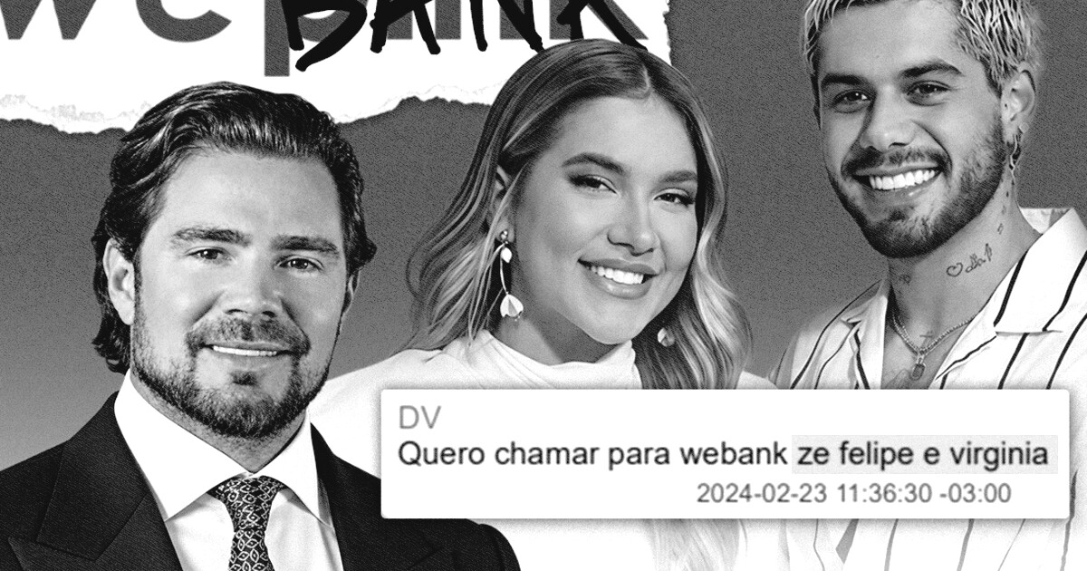Vorcaro negociou R$ 25 milhões para Virginia e Zé Felipe divulgarem WeBank