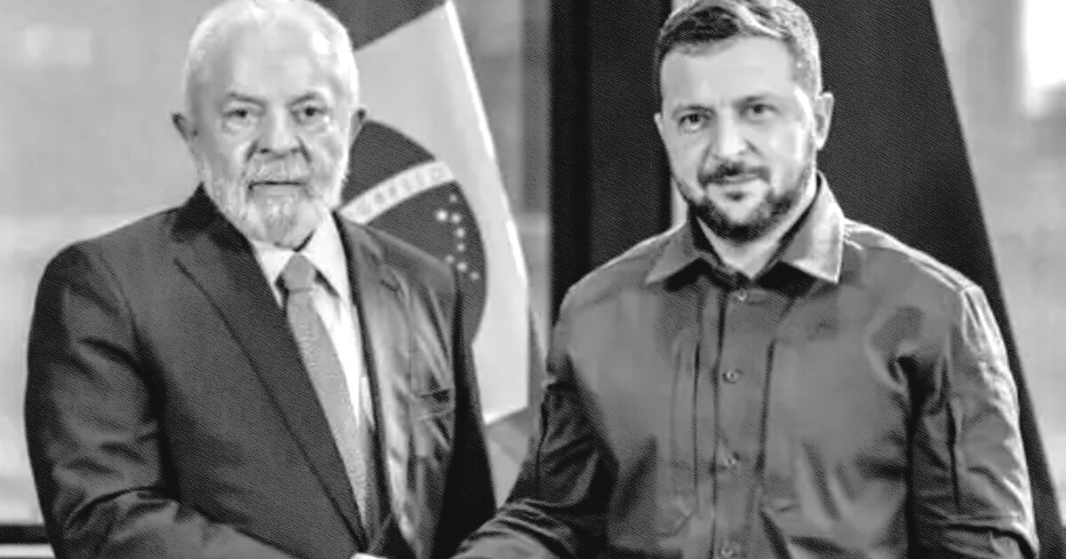 Zelensky parabeniza Lula e defende ampliar cooperação com o Brasil